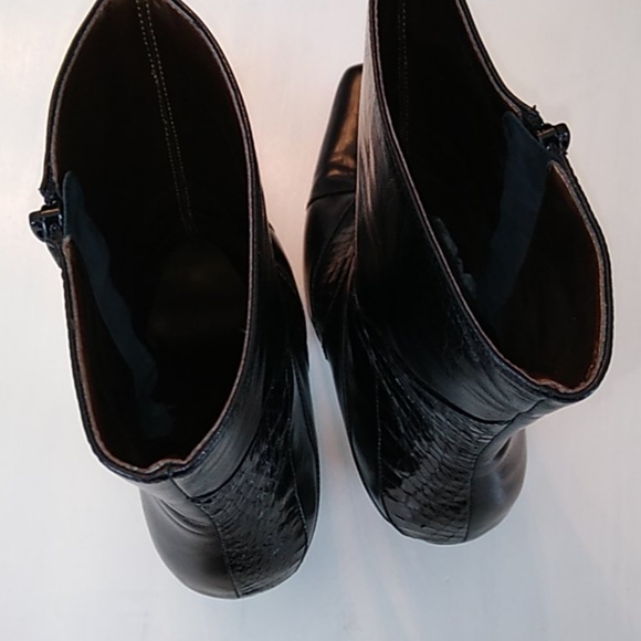 Bellini genuine snakeskin leather boots 8.5 - Picture 4 of 6